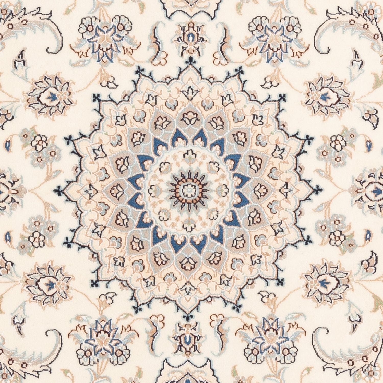 Perserteppich - Nain - Premium - 157 x 108 cm - creme