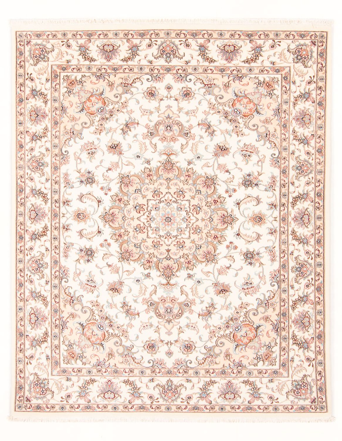 Perserteppich - Täbriz - Royal - 197 x 152 cm - creme
