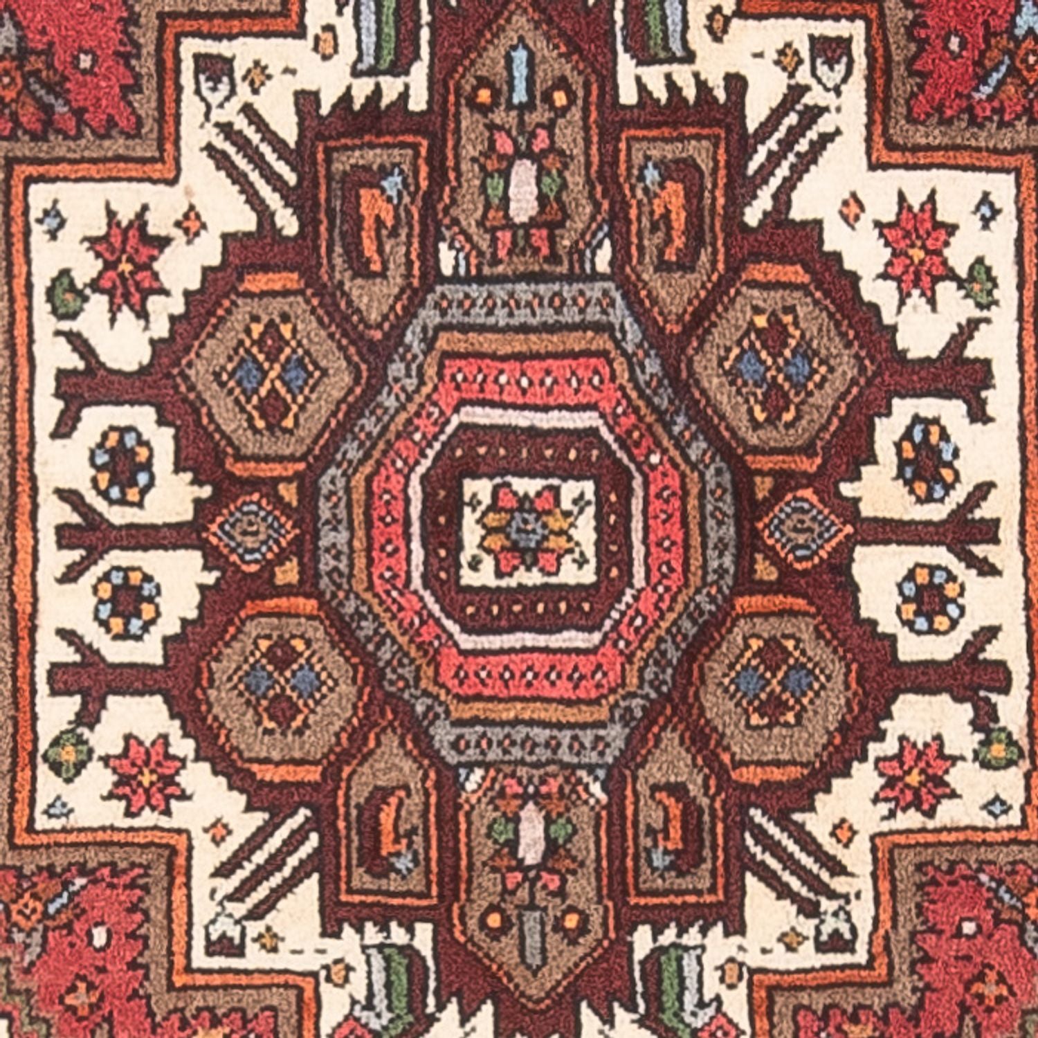 Perserteppich - Nomadic - 123 x 80 cm - creme