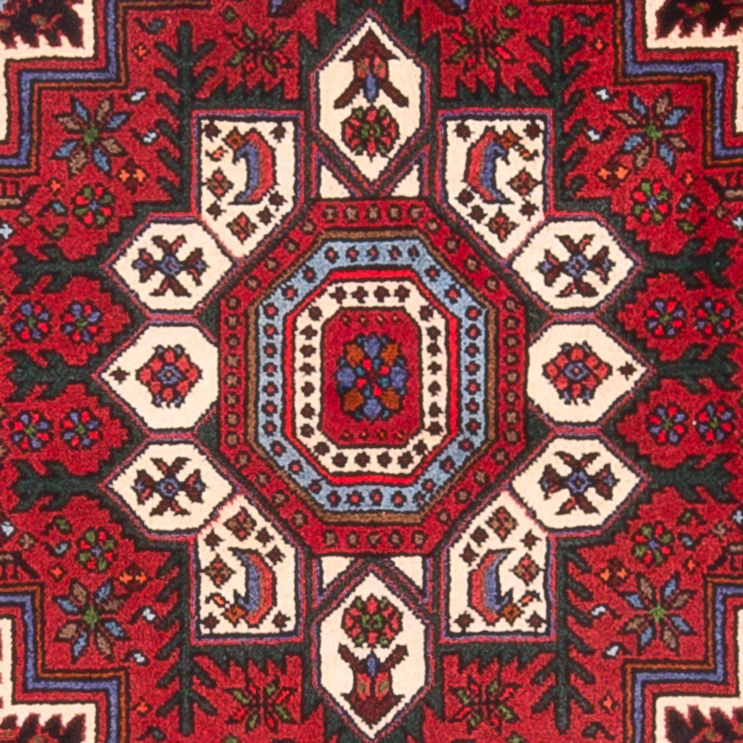 Perserteppich - Nomadic - 125 x 74 cm - rot