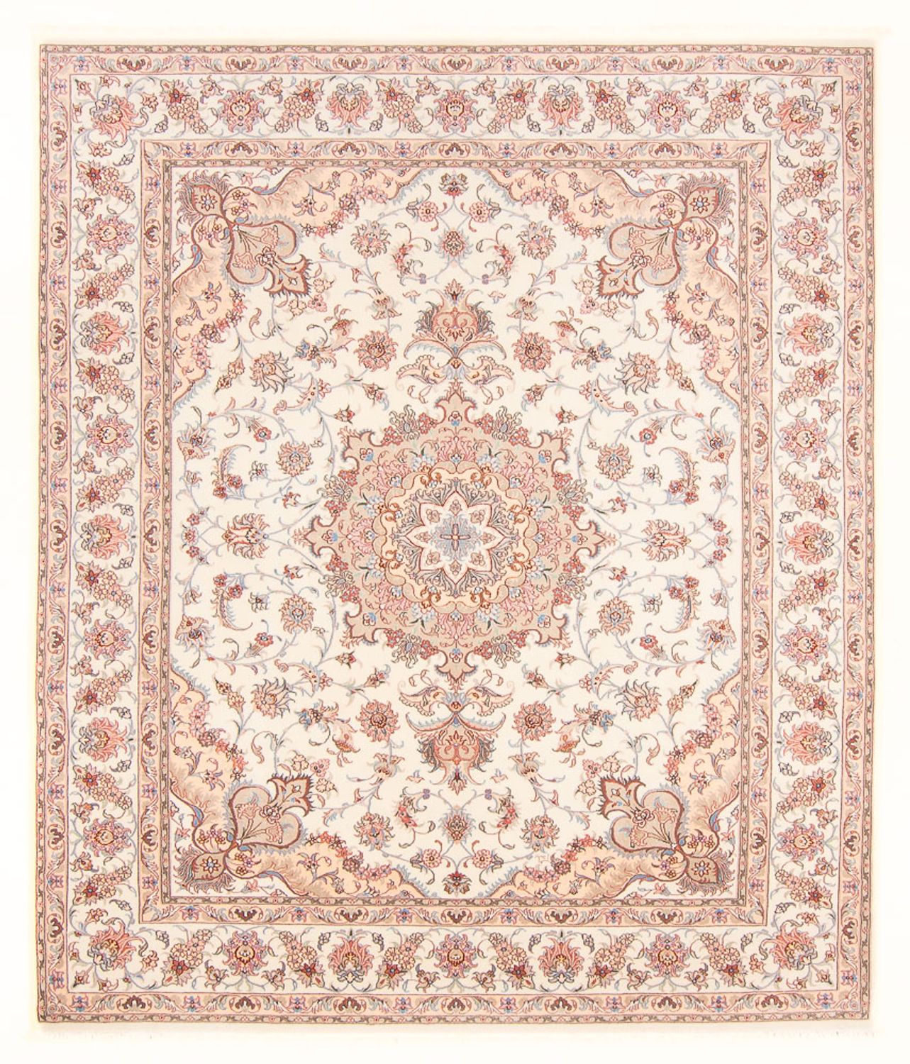 Perserteppich - Täbriz - Royal - 252 x 199 cm - creme