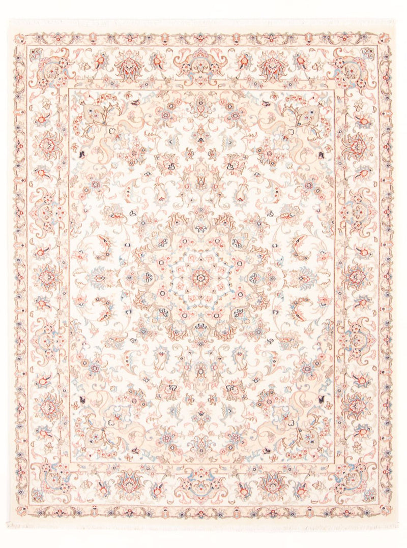 Perserteppich - Täbriz - Royal - 201 x 150 cm - creme