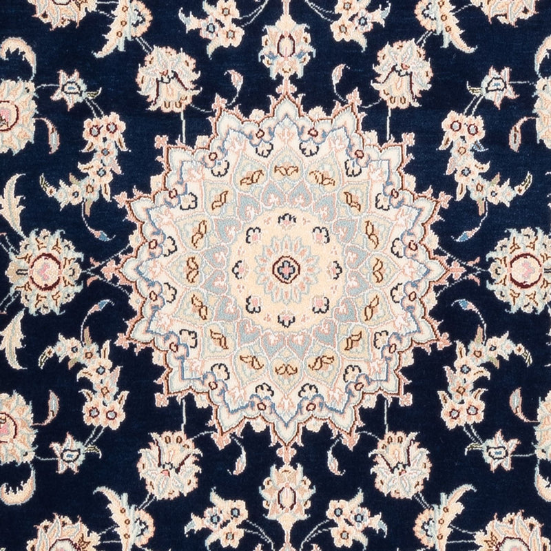 Perserteppich - Nain - Premium - 161 x 105 cm - dunkelblau