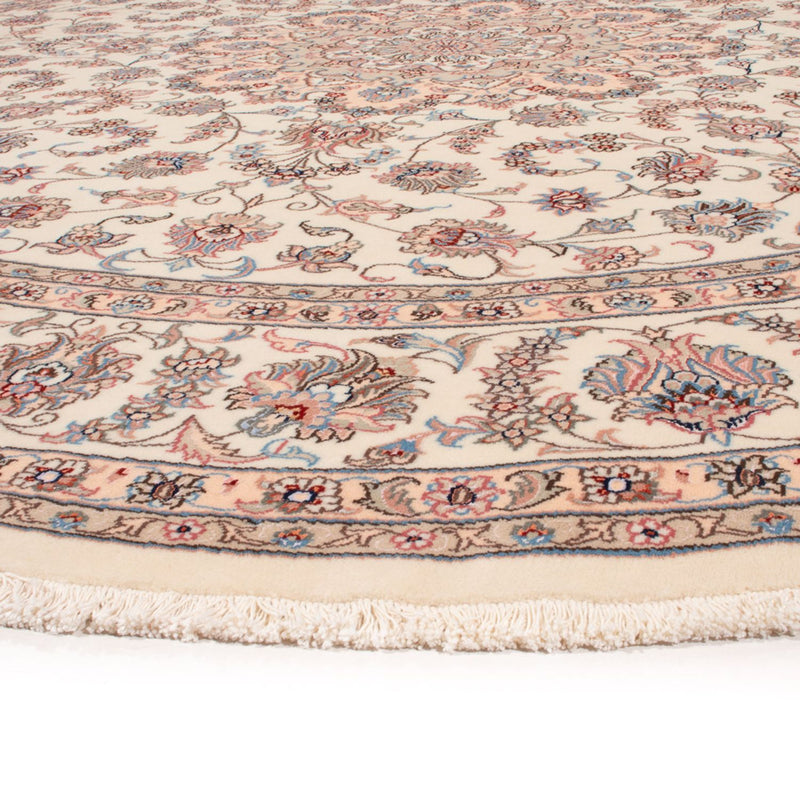 Perserteppich - Täbriz - Royal rund  - 250 x 250 cm - creme