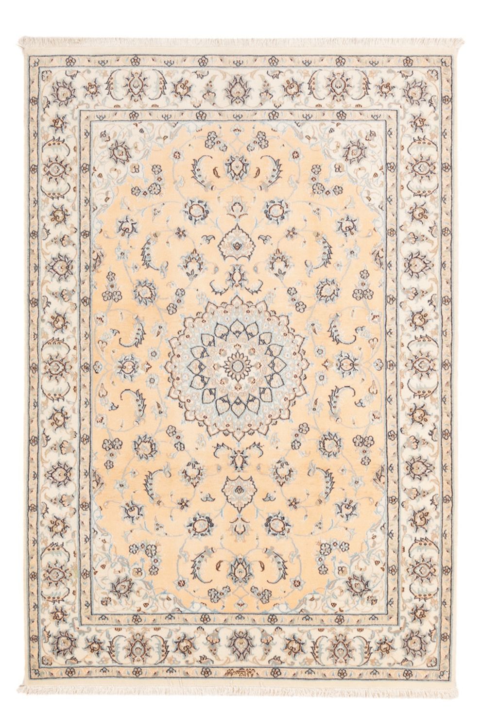 Perserteppich - Nain - Premium - 180 x 118 cm - hellbeige