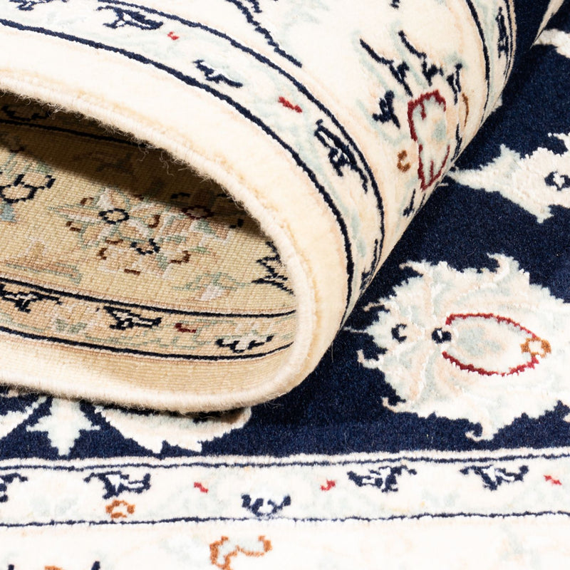 Perserteppich - Nain - Premium - 158 x 105 cm - dunkelblau
