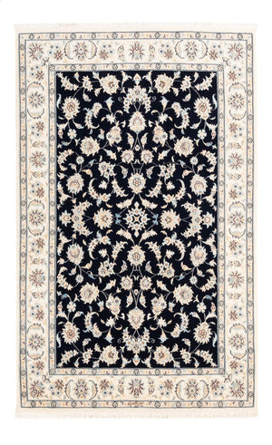Perserteppich - Nain - Premium - 182 x 120 cm - dunkelblau