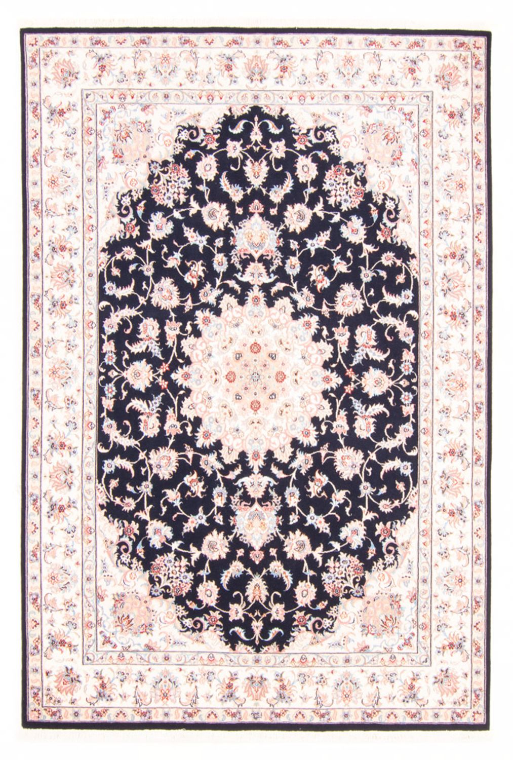 Perserteppich - Täbriz - Royal - 234 x 168 cm - dunkelblau