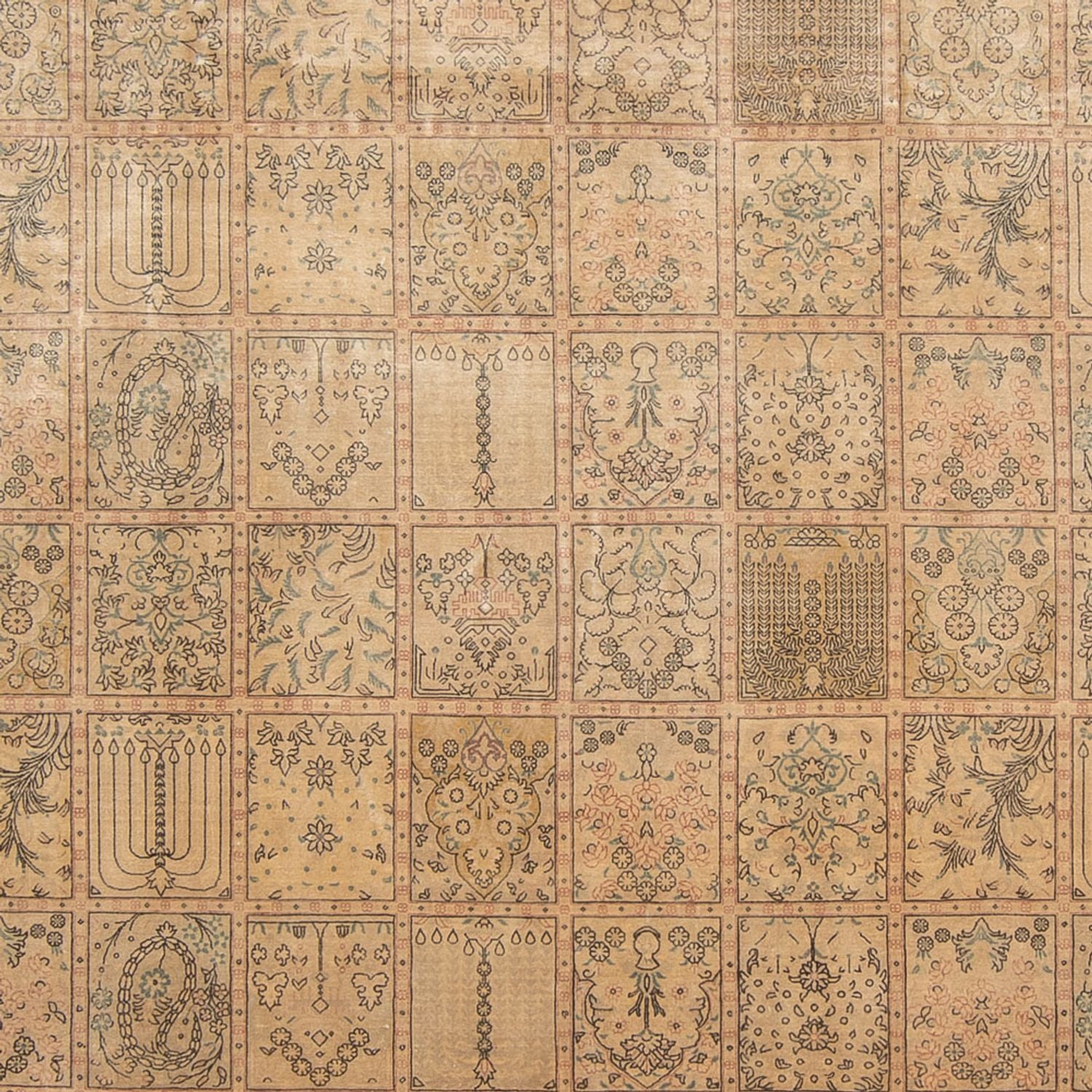 Seidenteppich - Ghom Seide - Premium - 294 x 191 cm - dunkelbeige