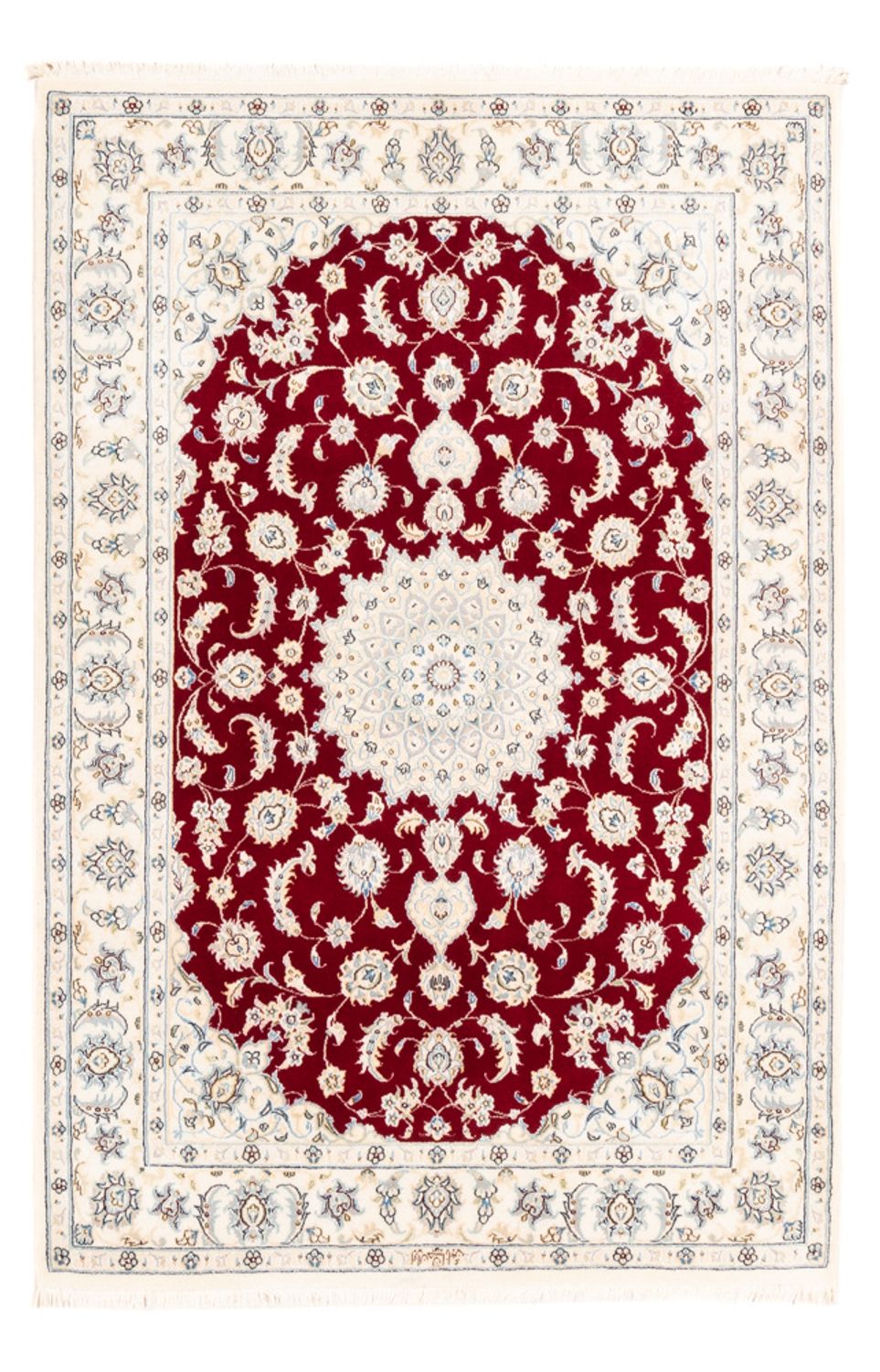 Perserteppich - Nain - Premium - 173 x 117 cm - rot
