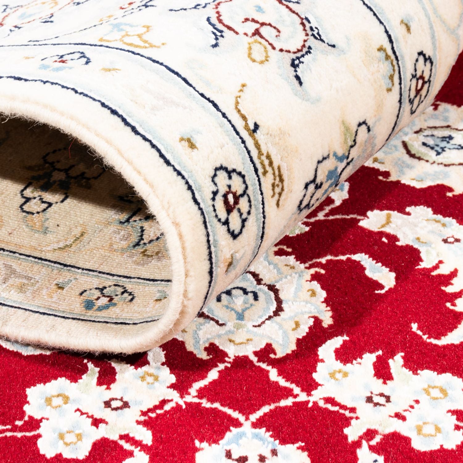 Perserteppich - Nain - Premium - 173 x 117 cm - rot