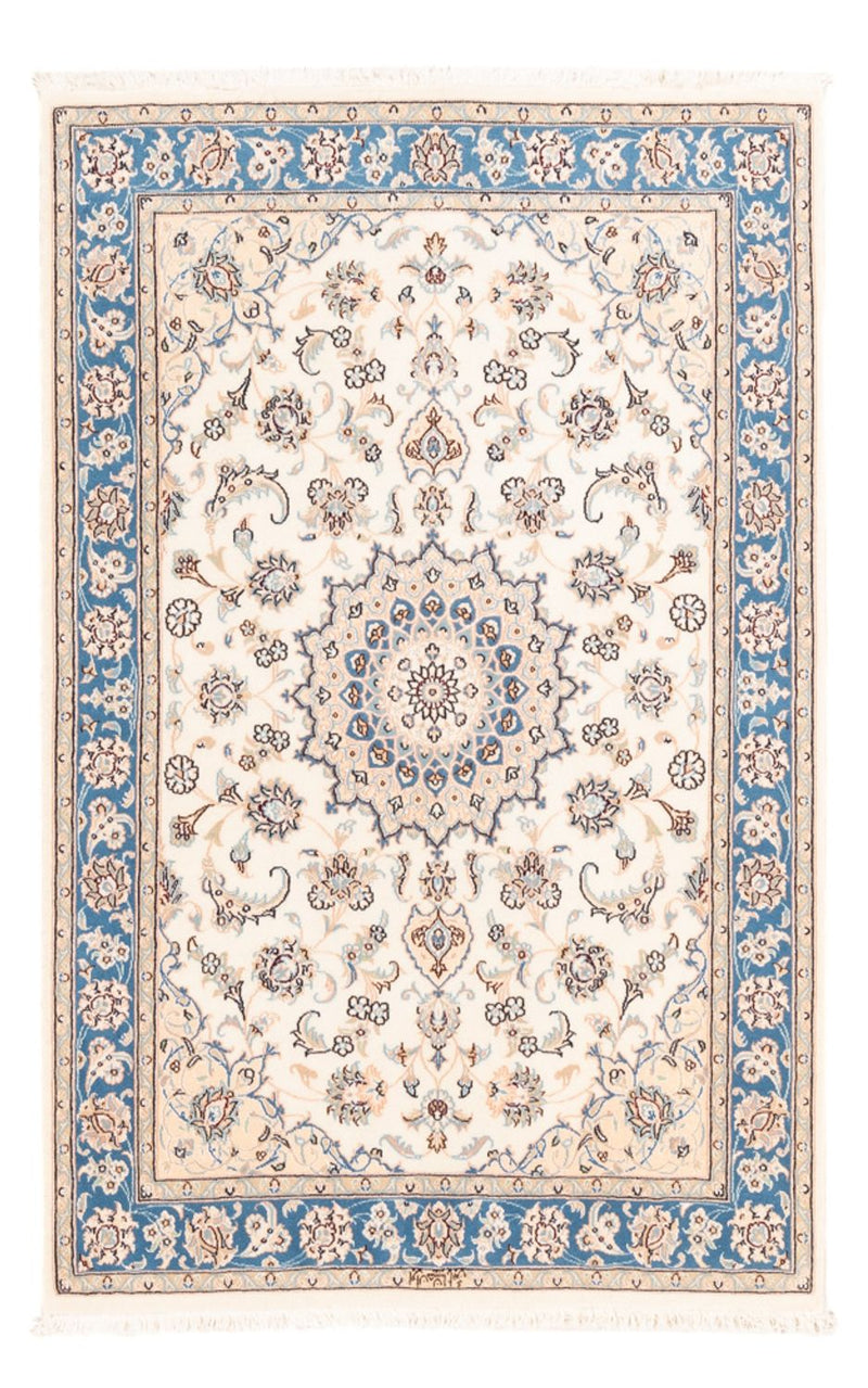 Perserteppich - Nain - Premium - 155 x 104 cm - creme