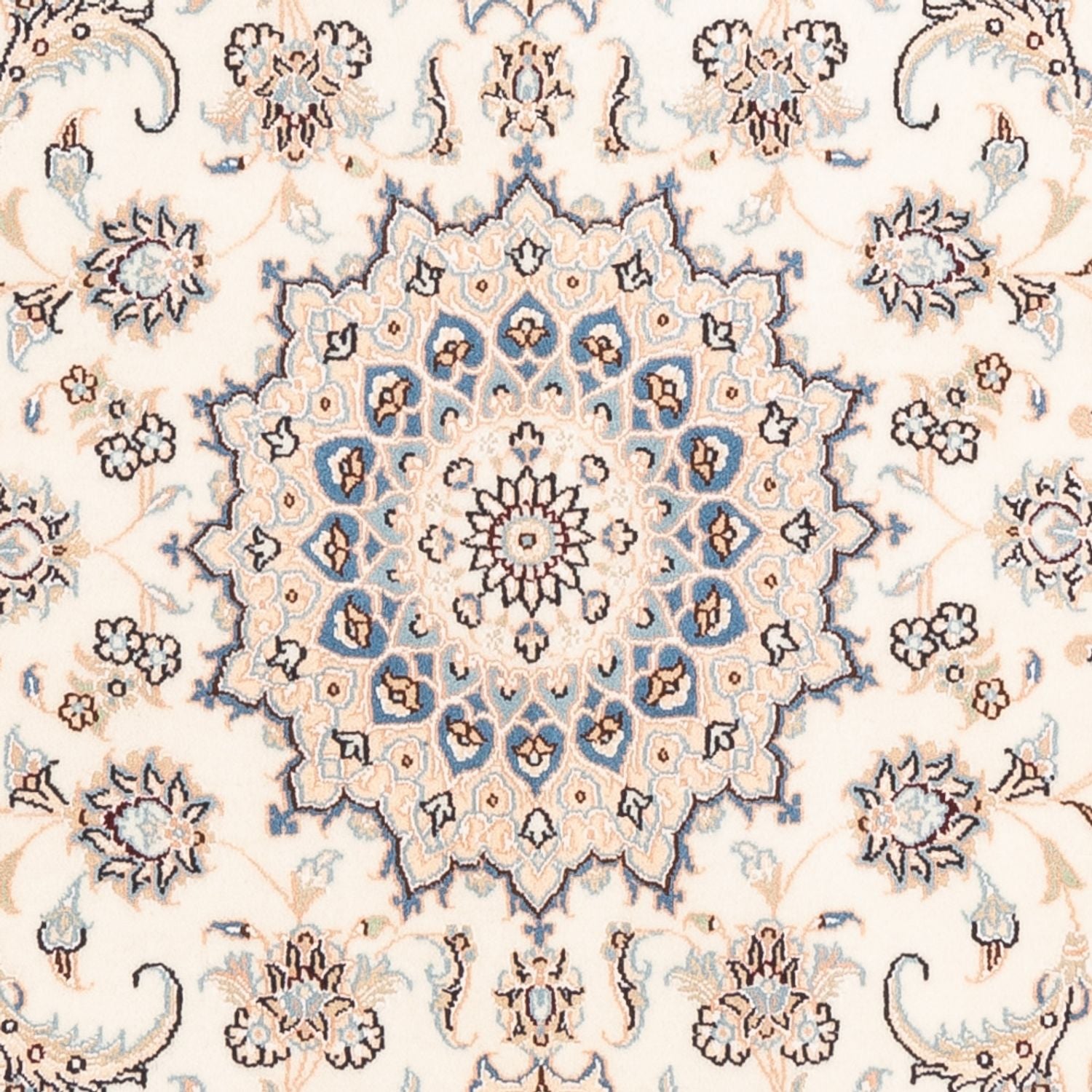 Perserteppich - Nain - Premium - 155 x 104 cm - creme