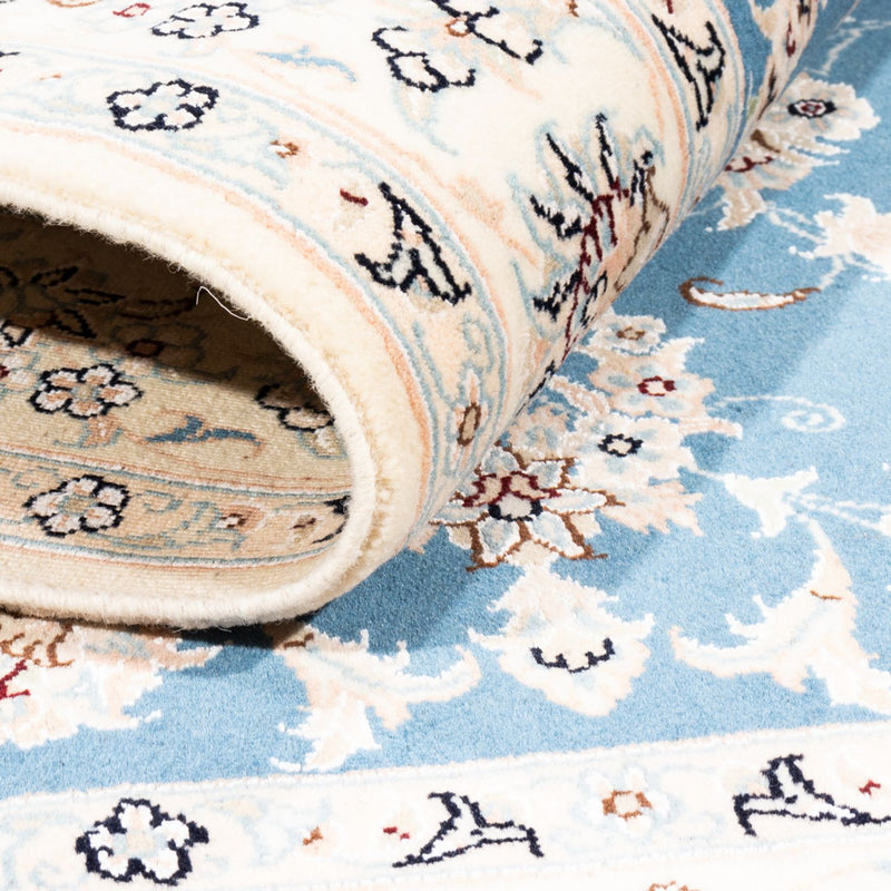 Perserteppich - Nain - Premium - 176 x 121 cm - blau
