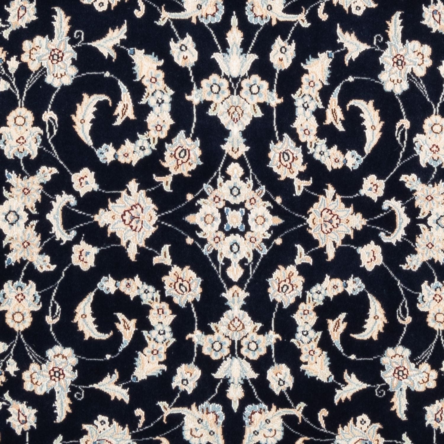 Perserteppich - Nain - Premium - 154 x 107 cm - dunkelblau