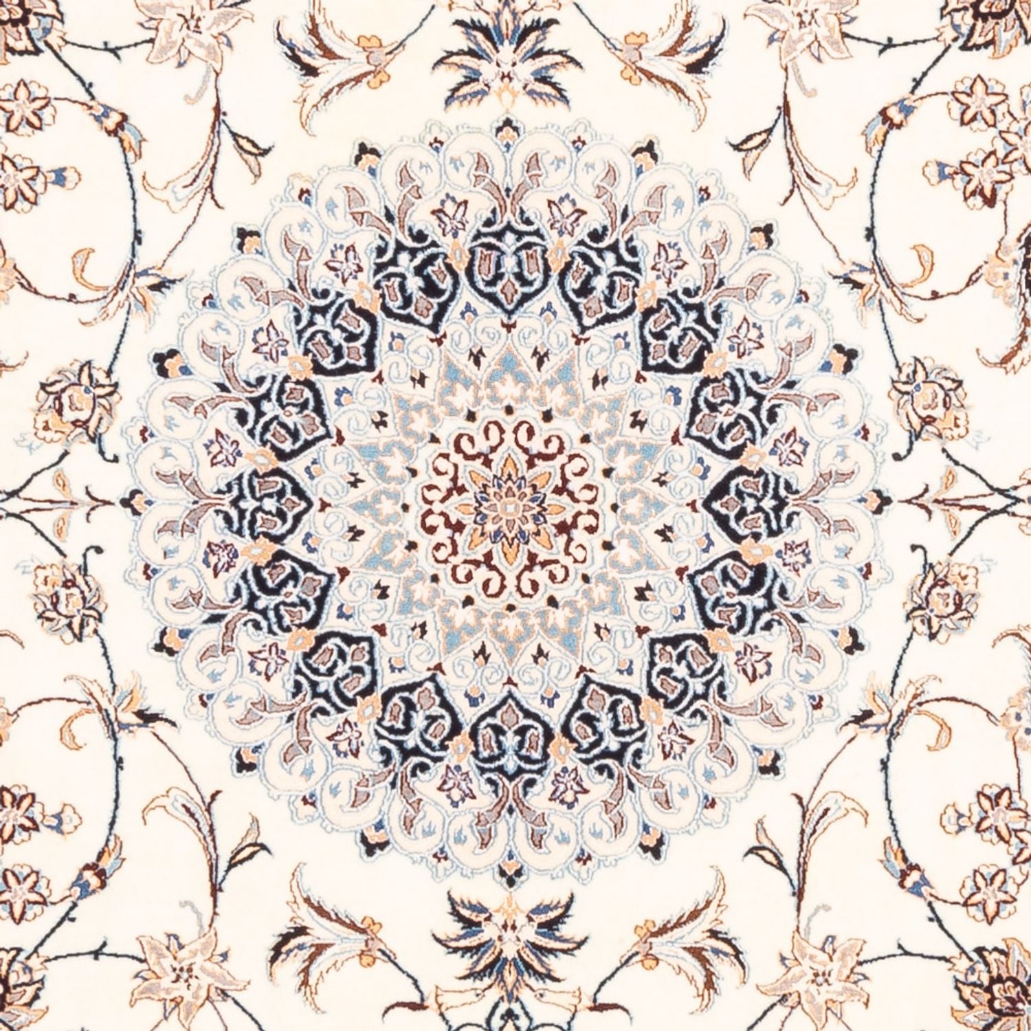 Perserteppich - Nain - Premium - 240 x 203 cm - creme
