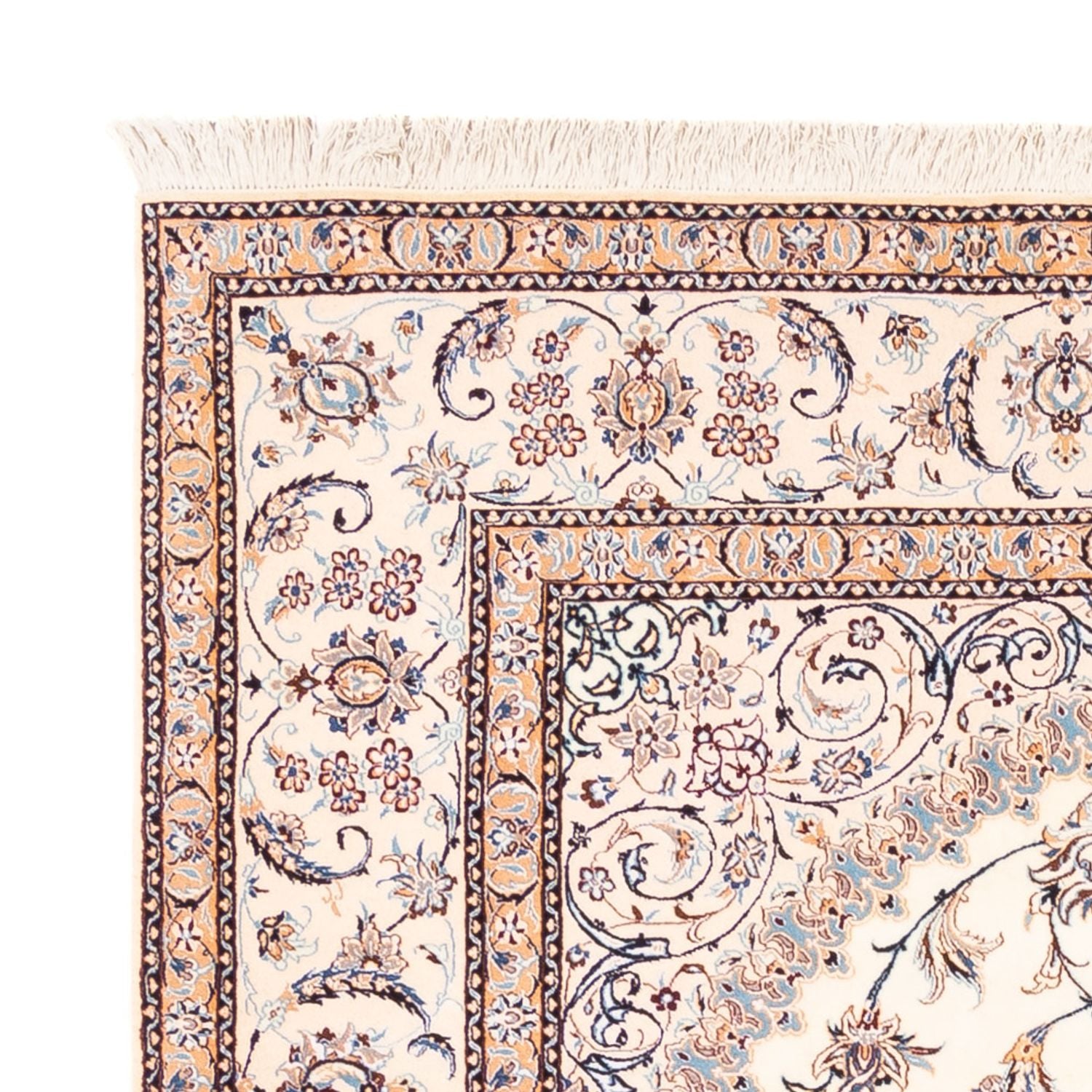 Perserteppich - Nain - Premium - 240 x 203 cm - creme