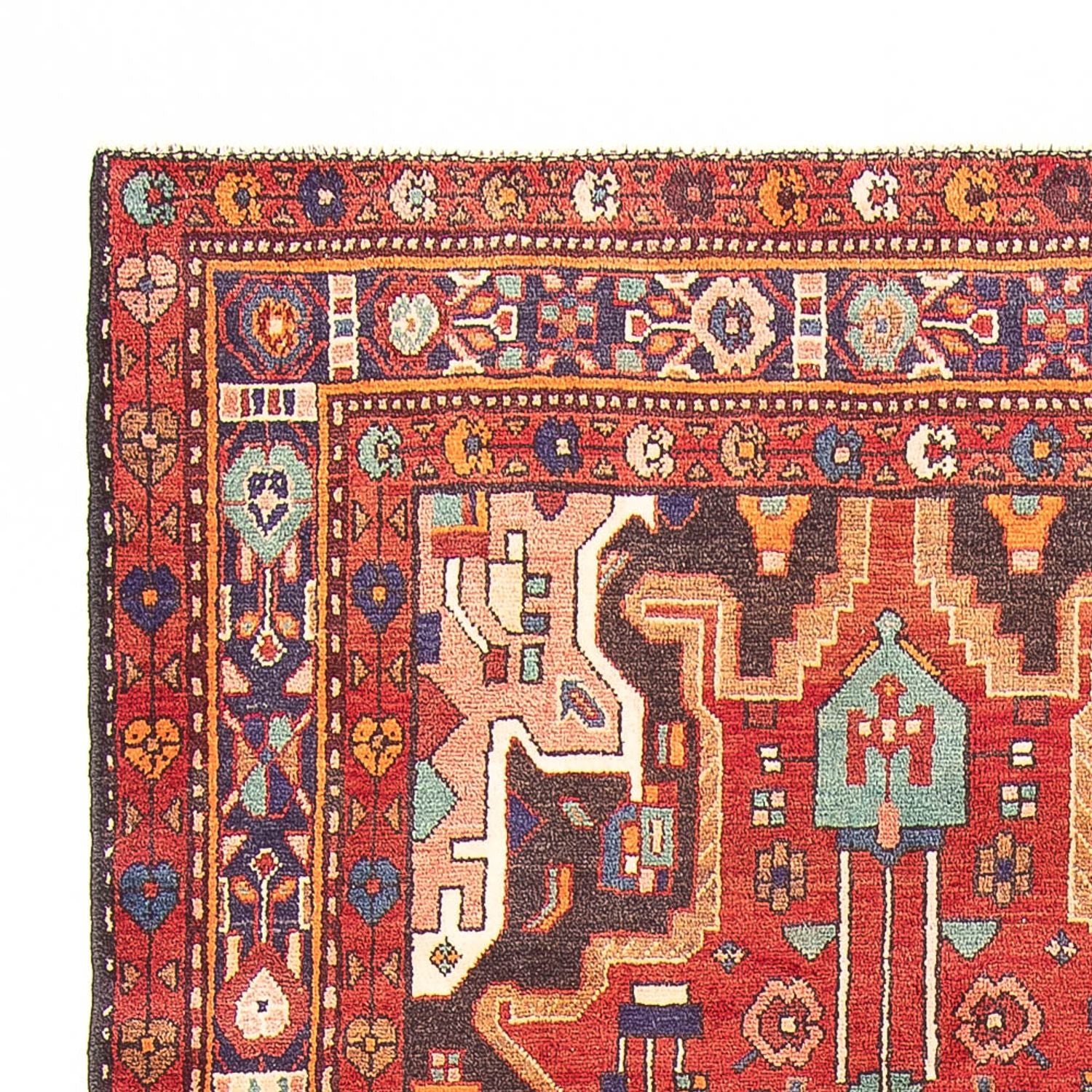 Läufer Perser - Nomadic - 350 x 150 cm - rot