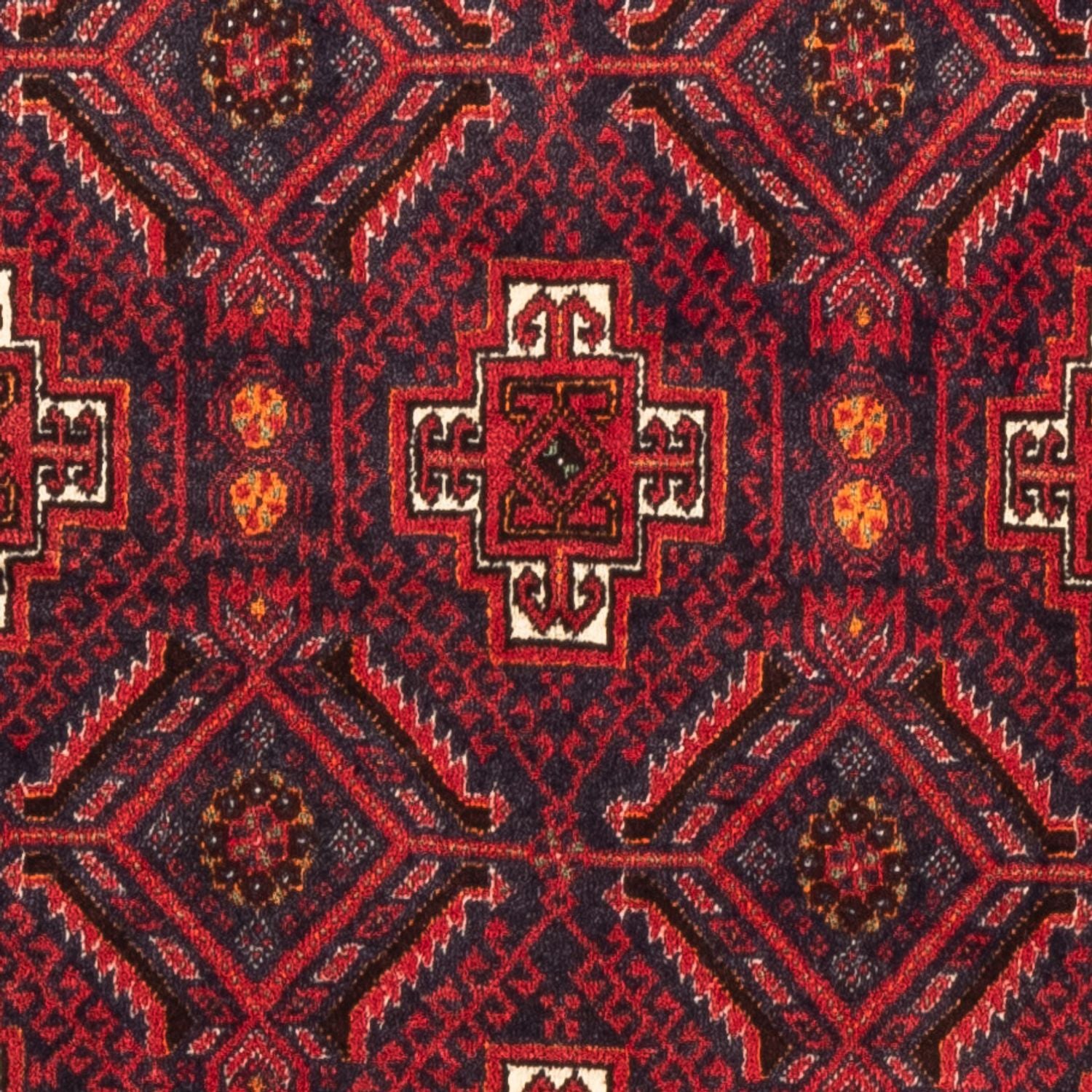 Belutsch Teppich - 170 x 92 cm - dunkelrot