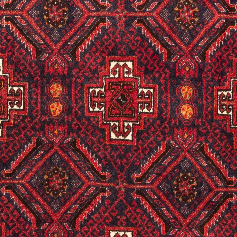 Belutsch Teppich - 170 x 92 cm - dunkelrot