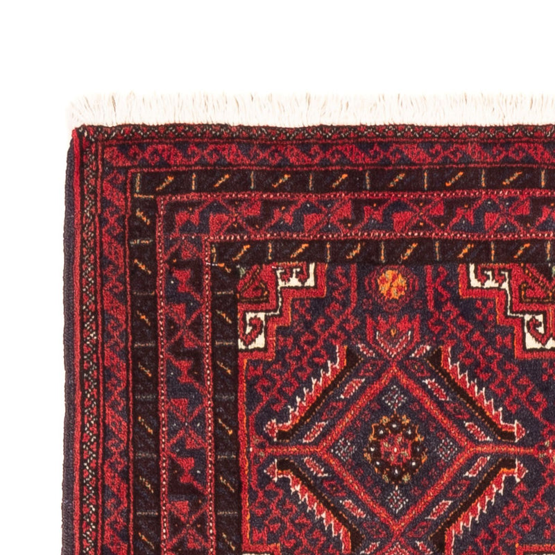 Belutsch Teppich - 170 x 92 cm - dunkelrot