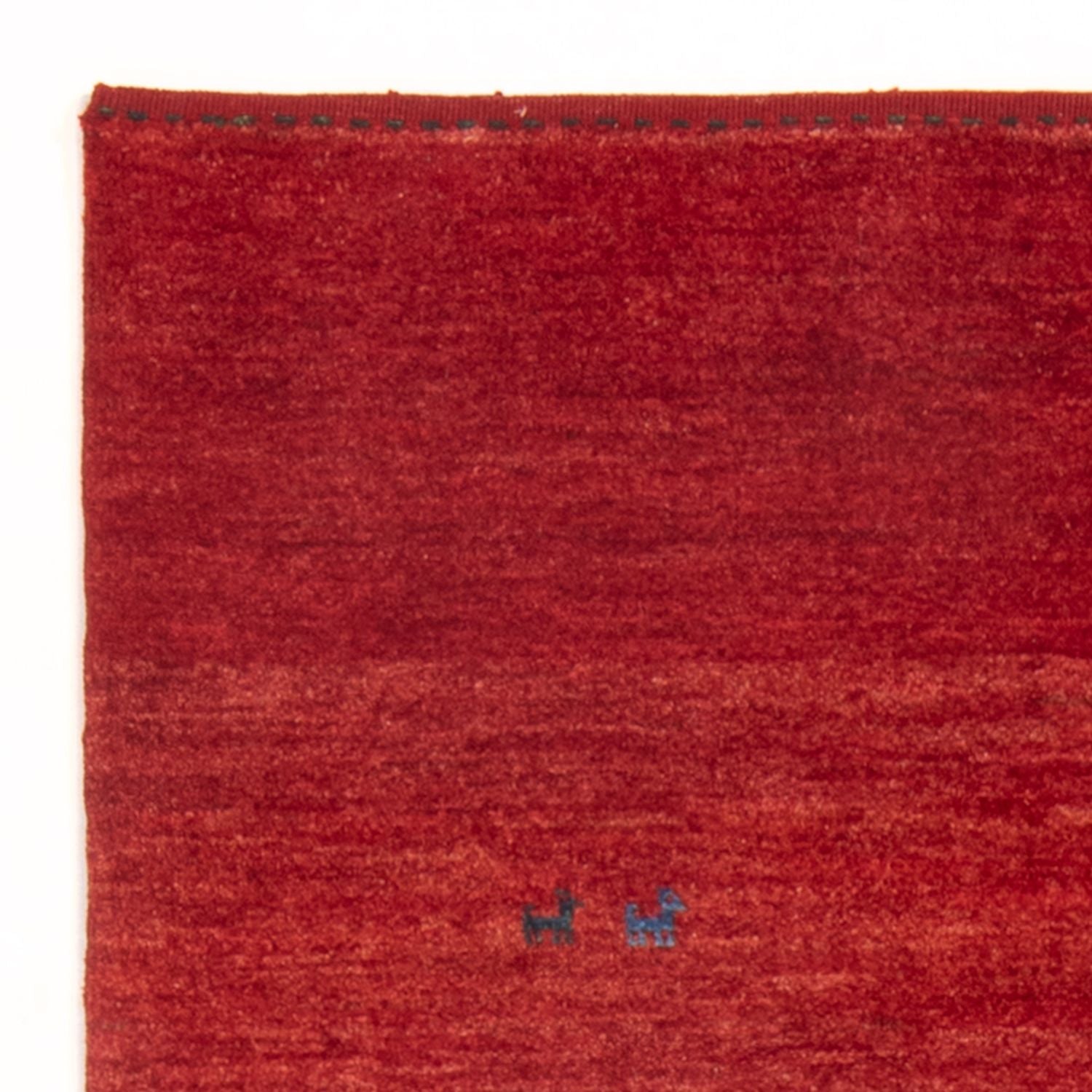 Gabbeh Teppich - Perser - 142 x 108 cm - rot