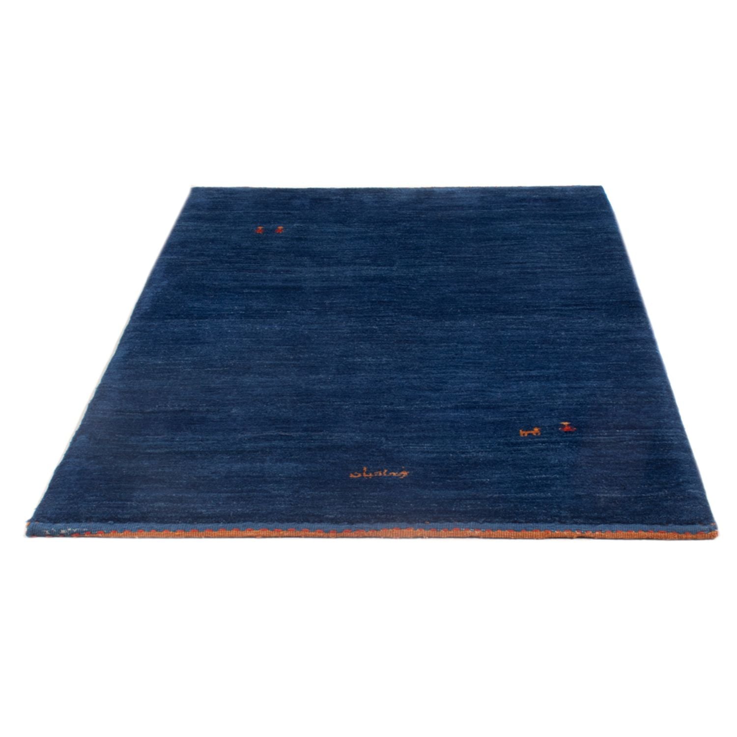 Gabbeh Teppich - Perser - 158 x 107 cm - dunkelblau