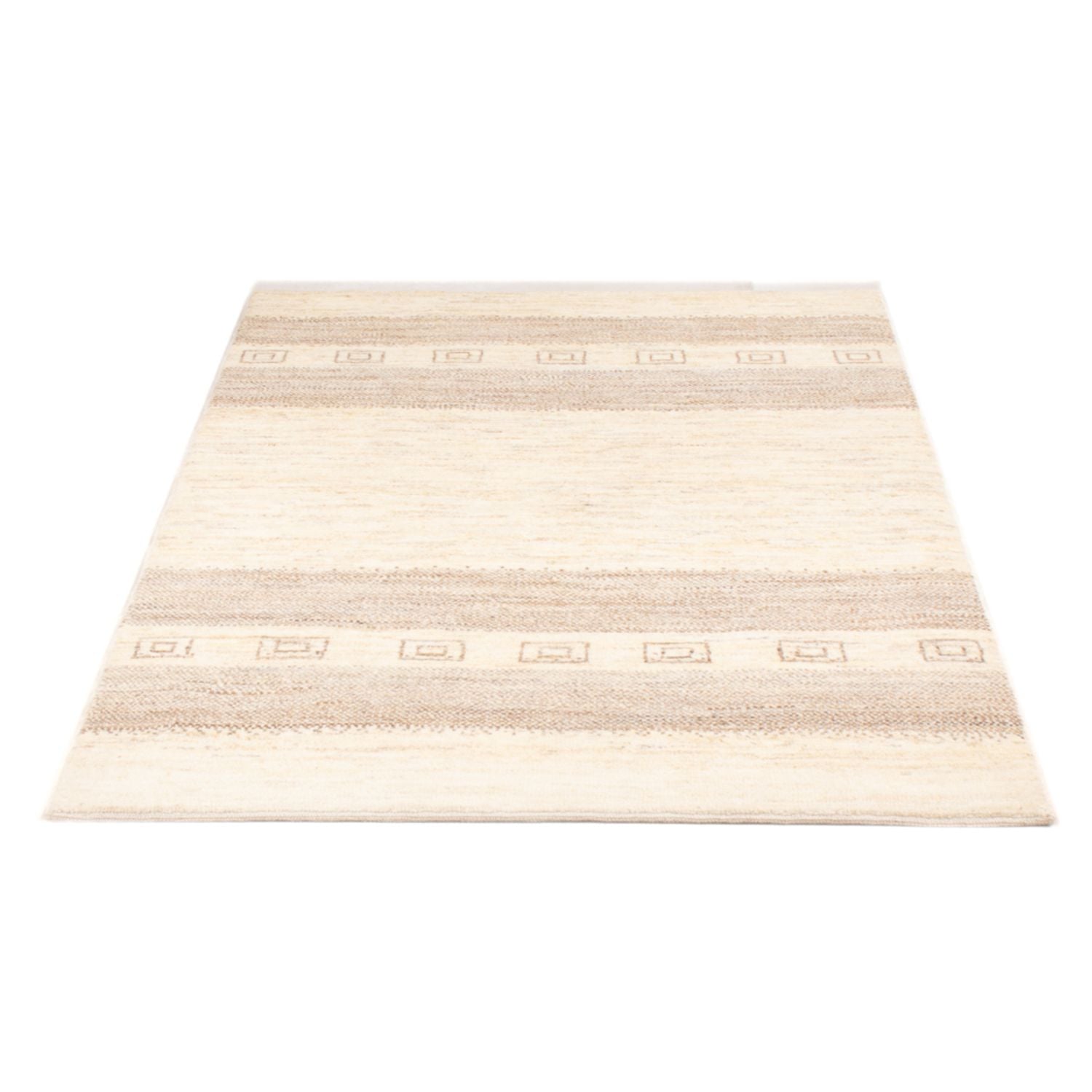 Gabbeh Teppich - Perser - 151 x 100 cm - hellbeige
