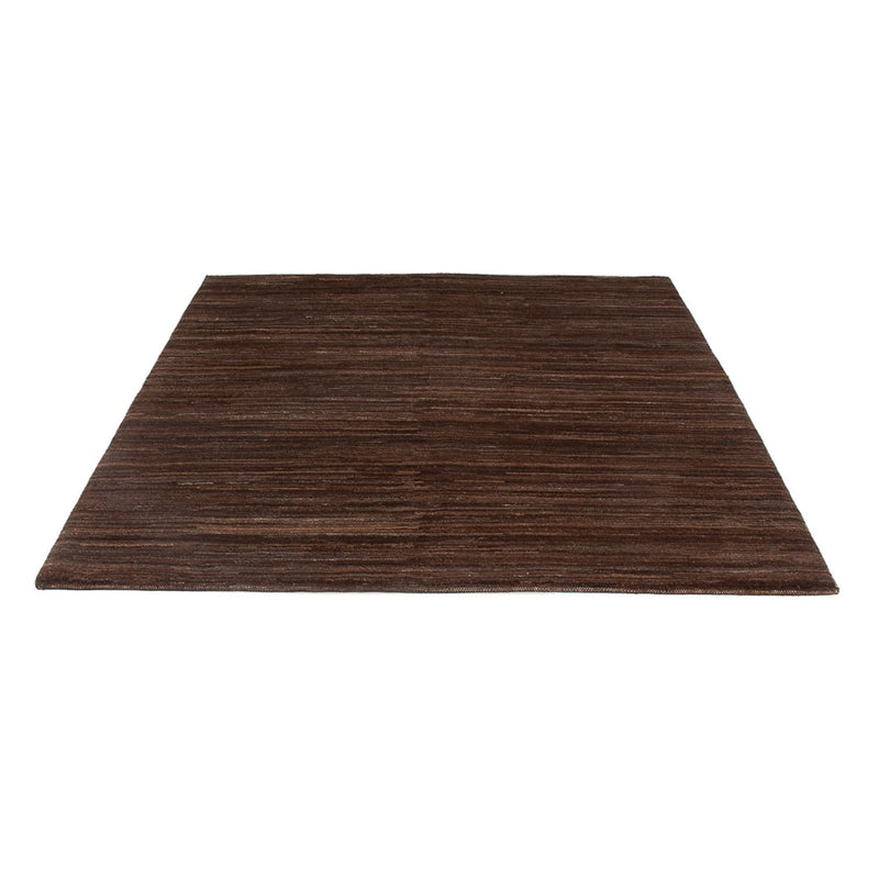 Gabbeh Teppich - Perser - 192 x 160 cm - dunkelbraun