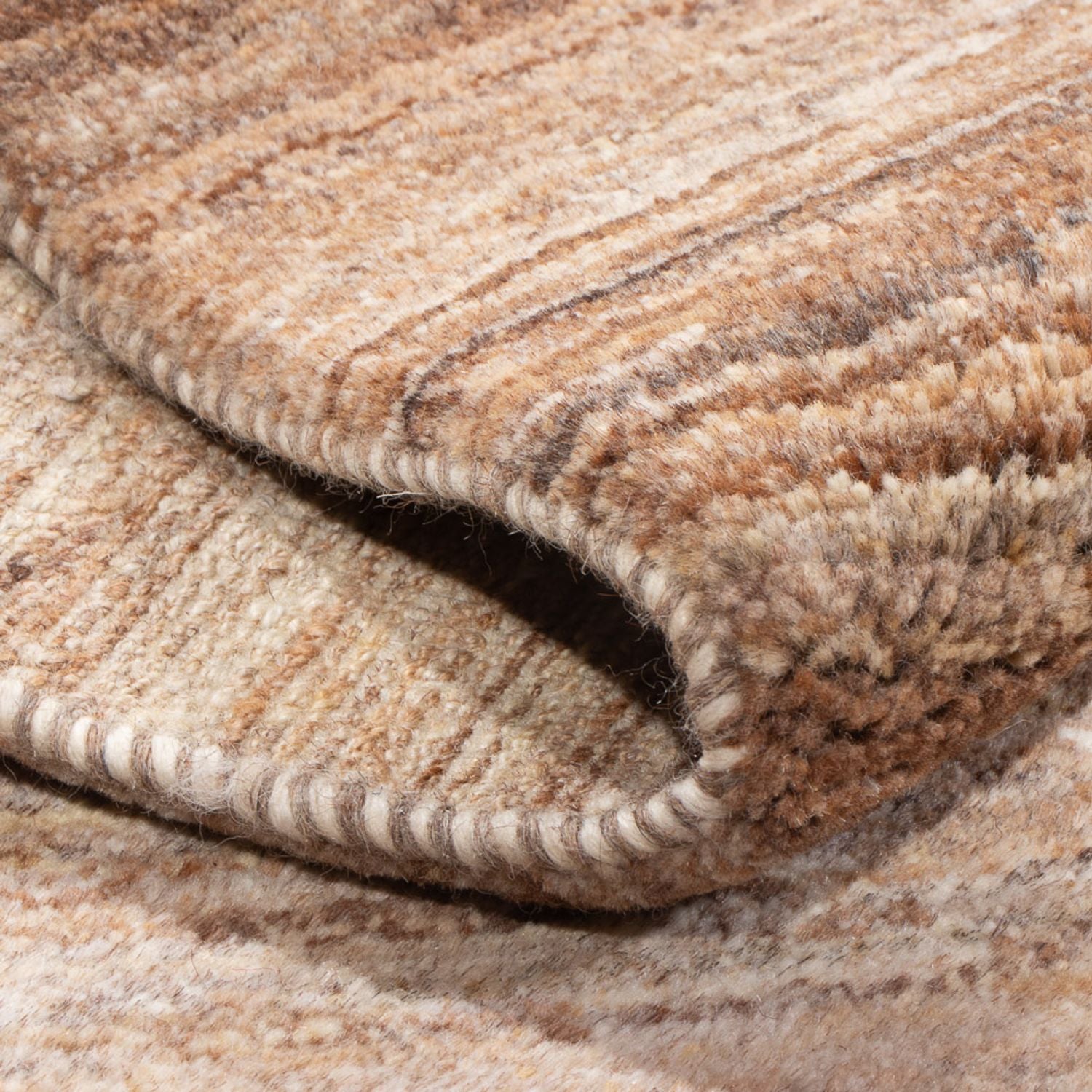 Gabbeh Teppich - Perser - 96 x 62 cm - hellbraun