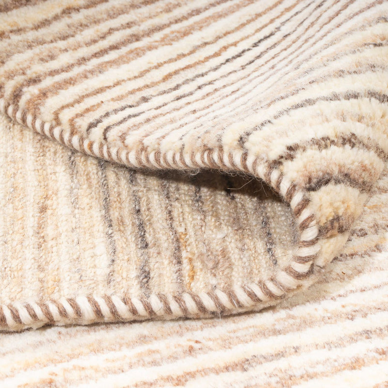 Gabbeh Teppich - Perser - 184 x 154 cm - hellbeige