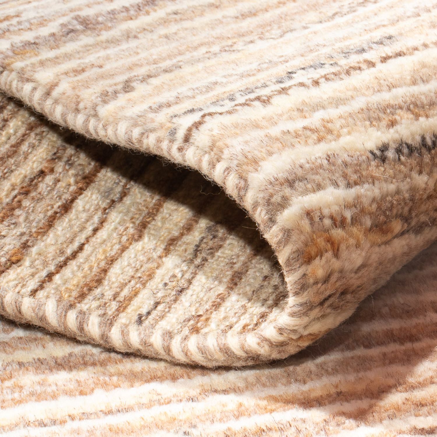 Gabbeh Teppich - Perser - 93 x 57 cm - hellbeige