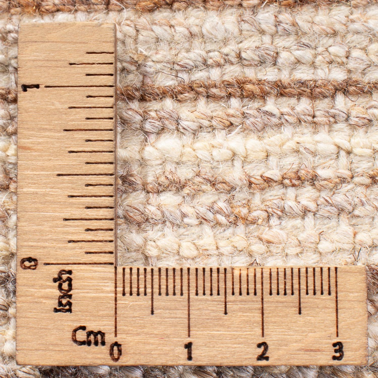Gabbeh Teppich - Perser - 94 x 60 cm - hellbeige