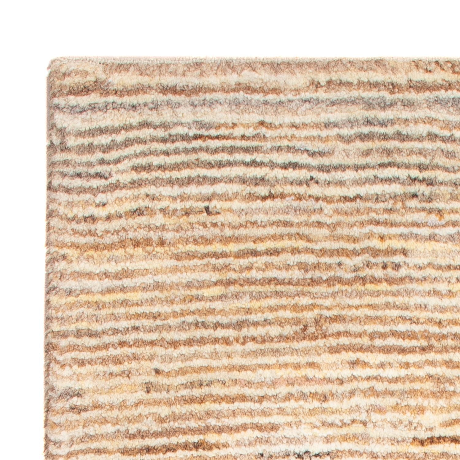 Gabbeh Teppich - Perser - 91 x 57 cm - dunkelbeige