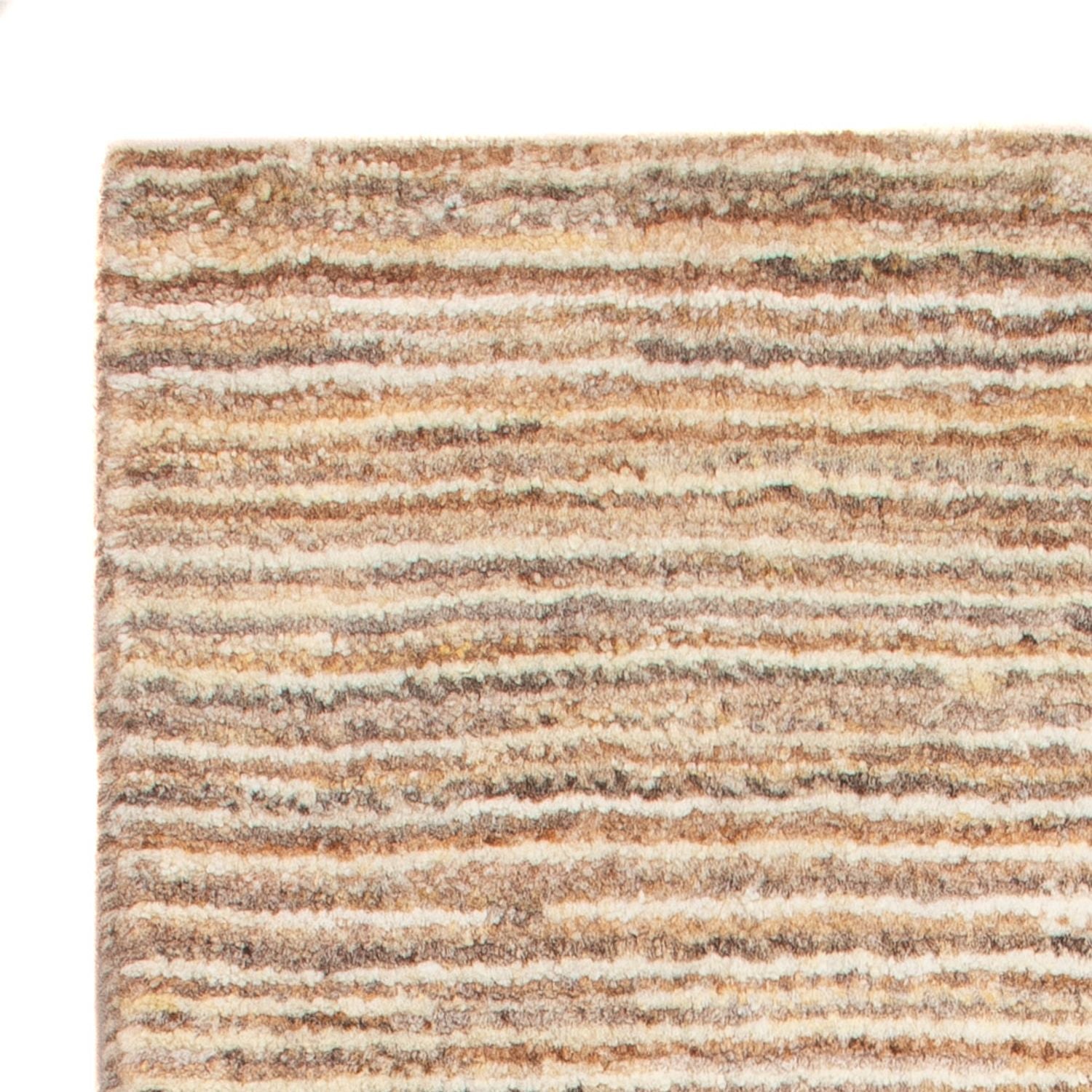 Gabbeh Teppich - Perser - 94 x 59 cm - dunkelbeige