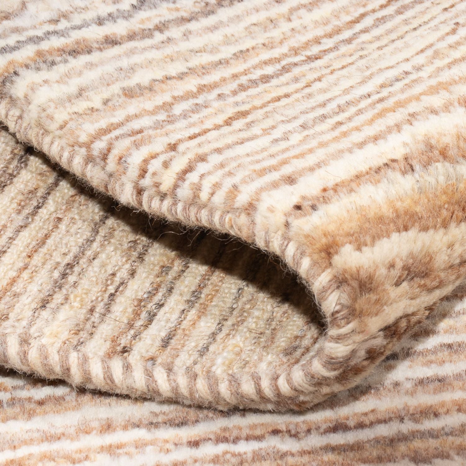 Gabbeh Teppich - Perser - 94 x 59 cm - dunkelbeige