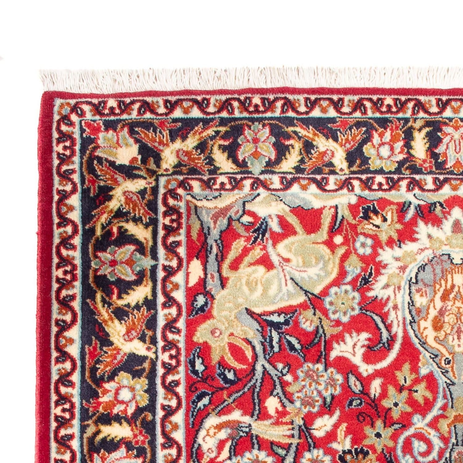Perserteppich - Isfahan - Premium - 105 x 77 cm - rot