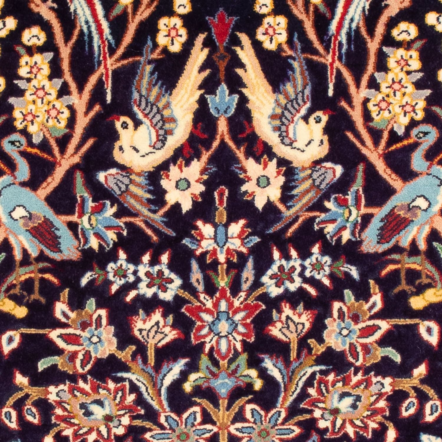 Perserteppich - Isfahan - Premium - 106 x 72 cm - dunkelblau