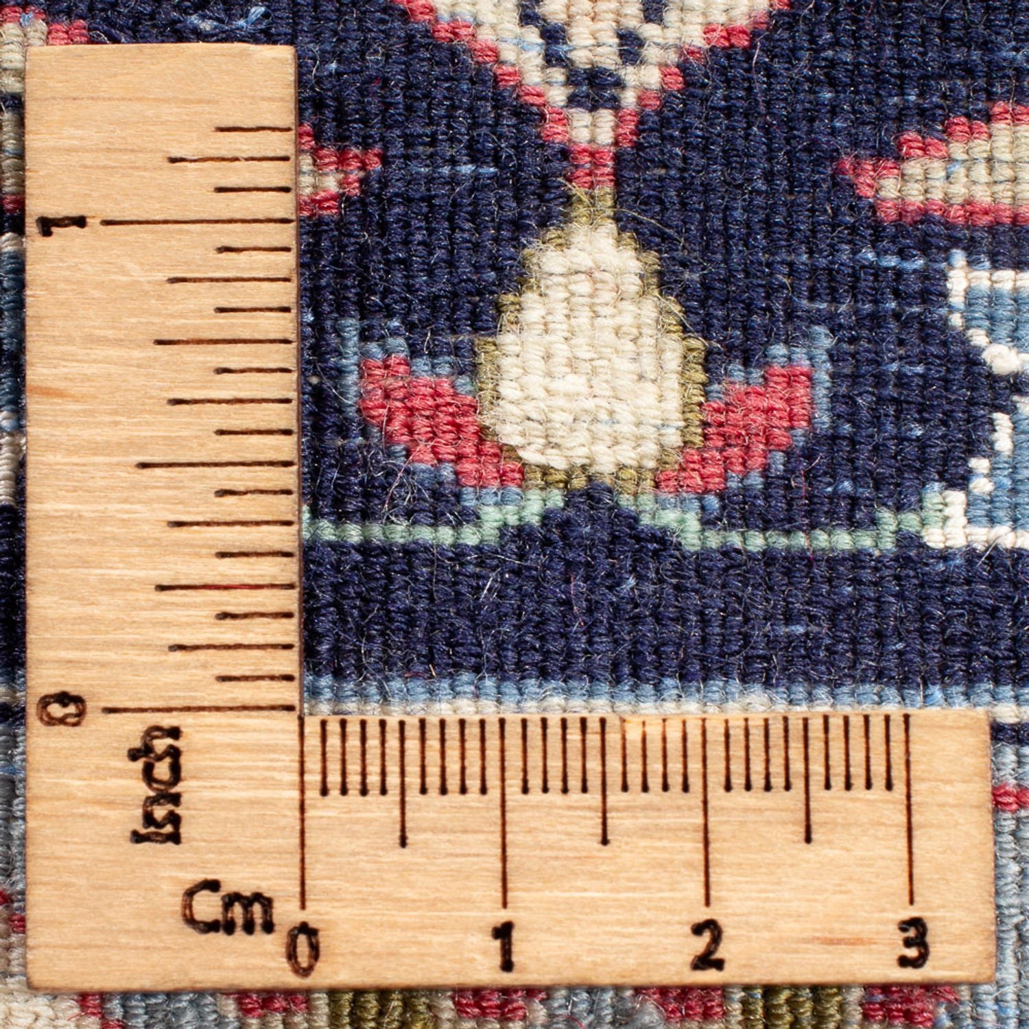 Perserteppich - Isfahan - Premium - 98 x 70 cm - dunkelblau