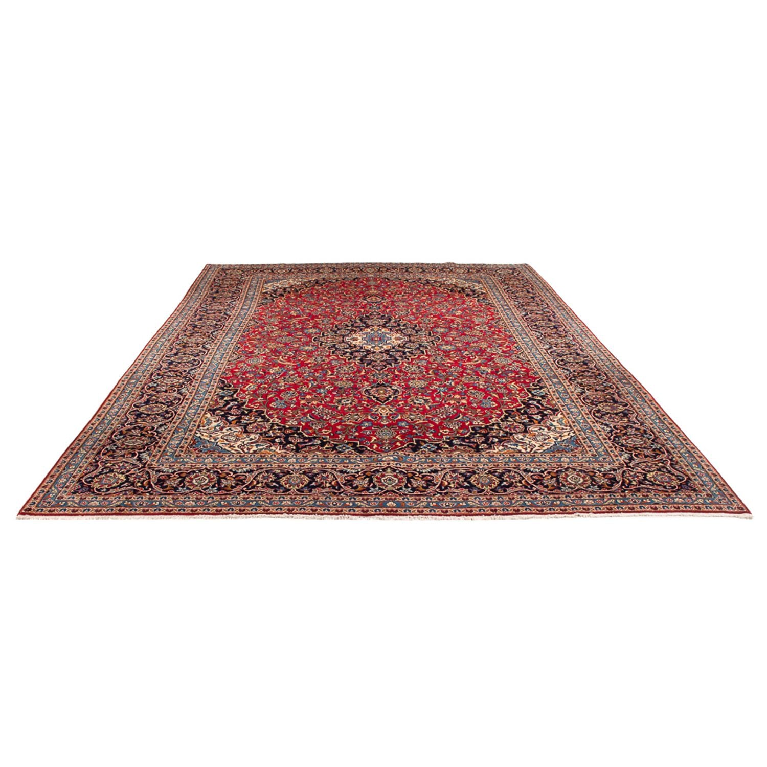 Perserteppich - Keshan - 400 x 292 cm - rot