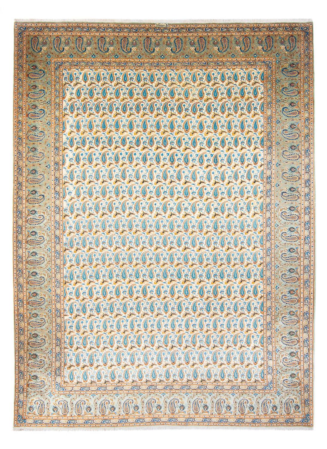 Perserteppich - Keshan - 350 x 270 cm - hellgrün