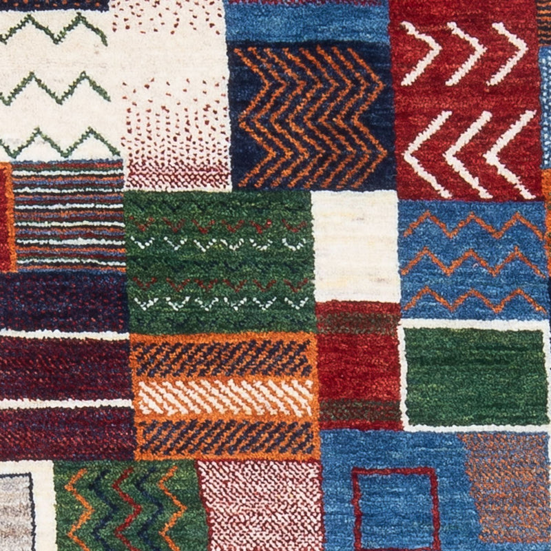 Gabbeh Teppich - Loribaft Perser - 138 x 83 cm - mehrfarbig