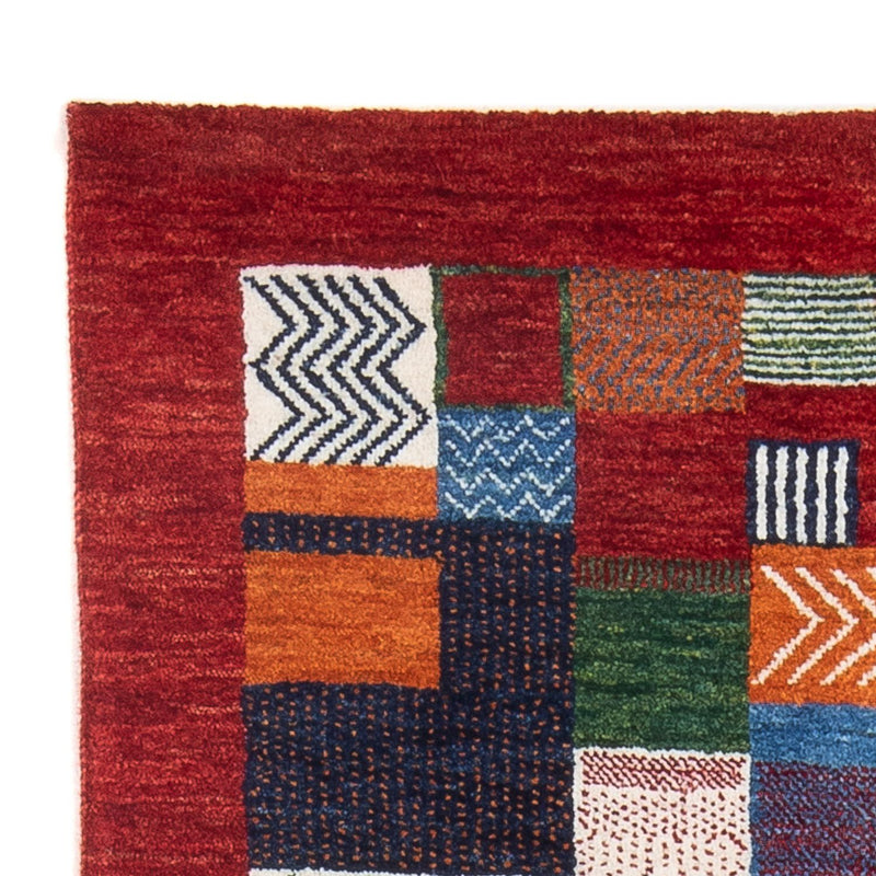 Gabbeh Teppich - Loribaft Perser - 138 x 83 cm - mehrfarbig