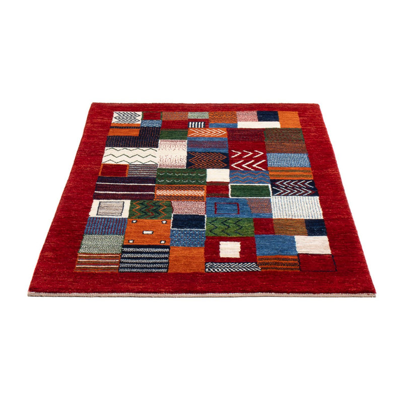 Gabbeh Teppich - Loribaft Perser - 138 x 83 cm - mehrfarbig