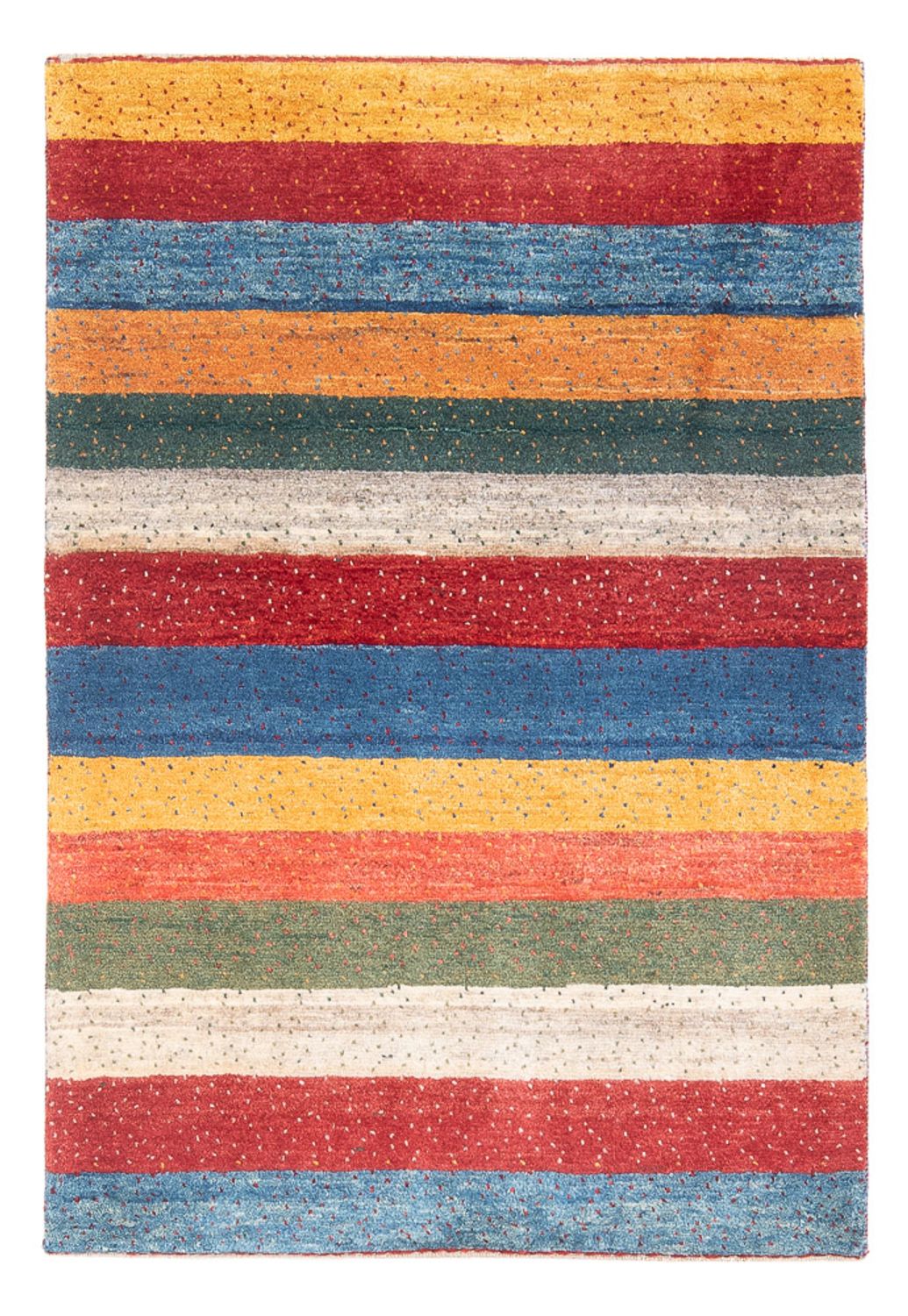Gabbeh Teppich - Loribaft Perser - 129 x 87 cm - mehrfarbig