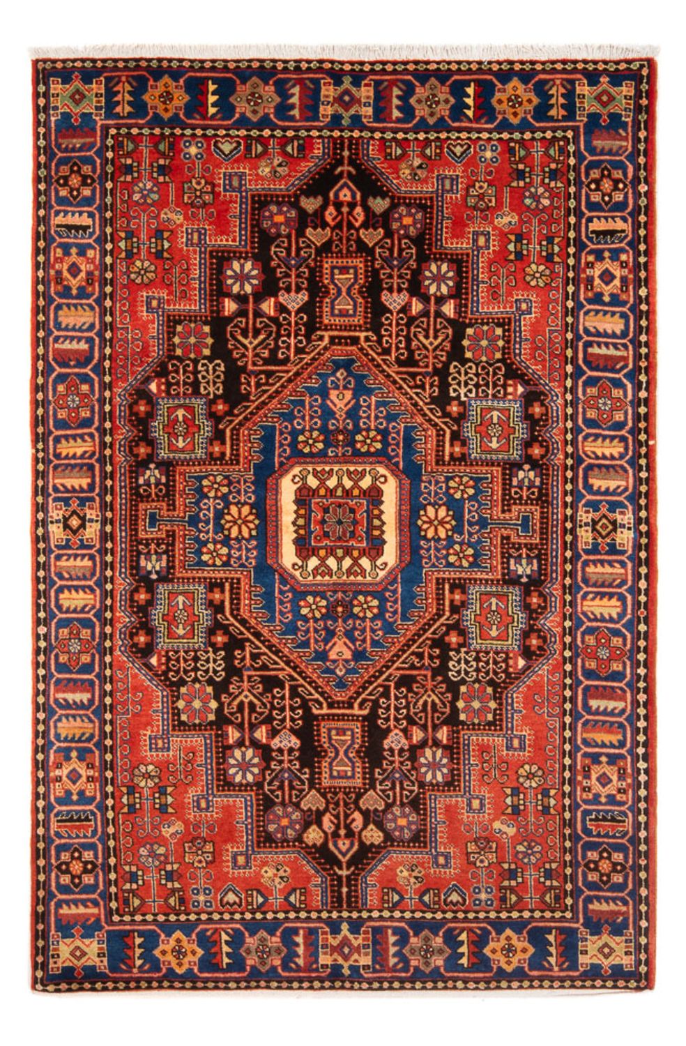 Perserteppich - Nomadic - 204 x 142 cm - blau