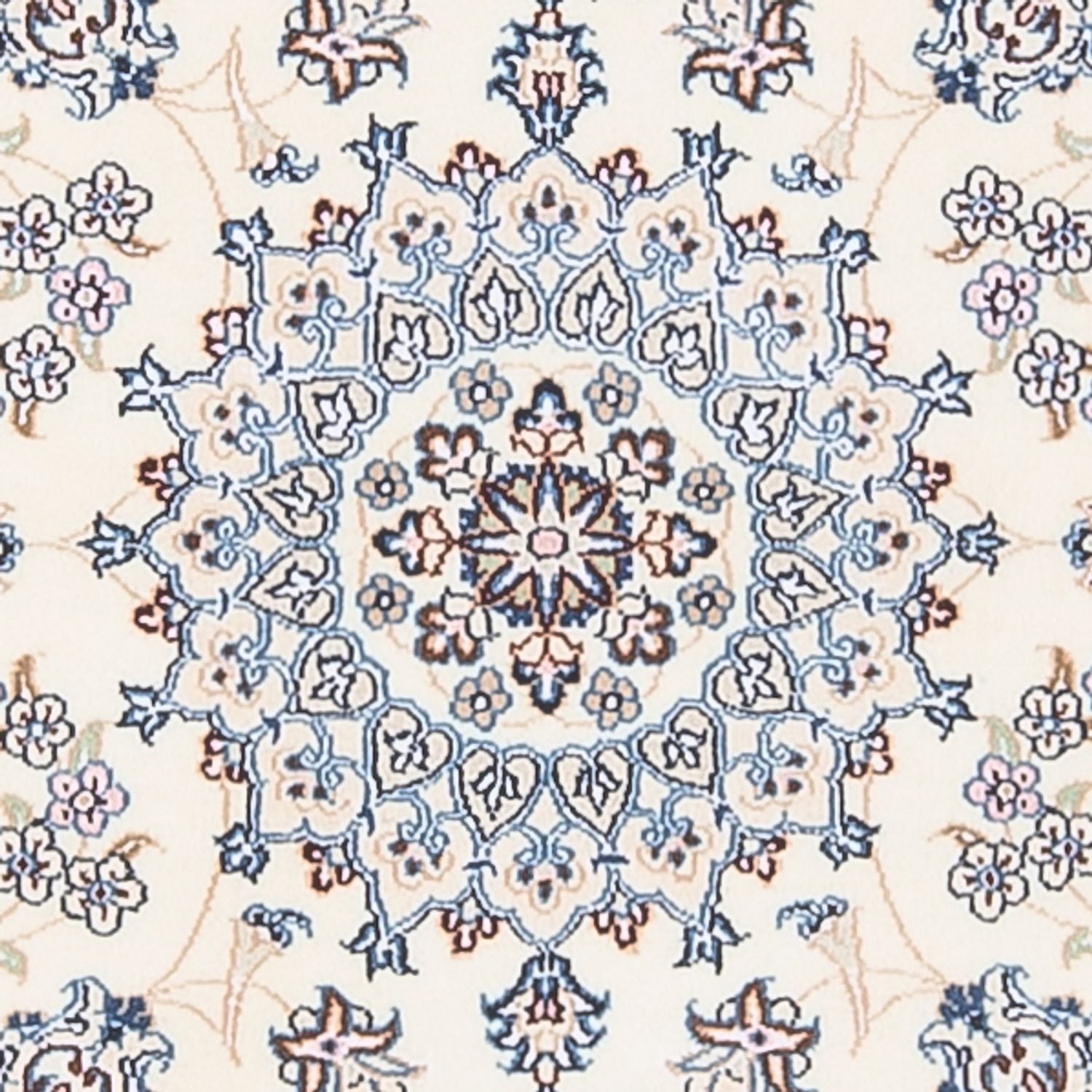 Perserteppich - Nain - Premium - 128 x 82 cm - creme