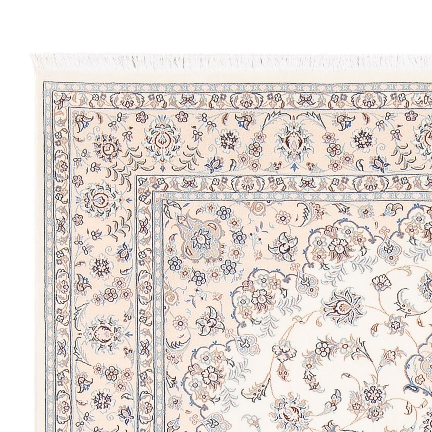Perserteppich - Nain - Premium - 208 x 150 cm - creme