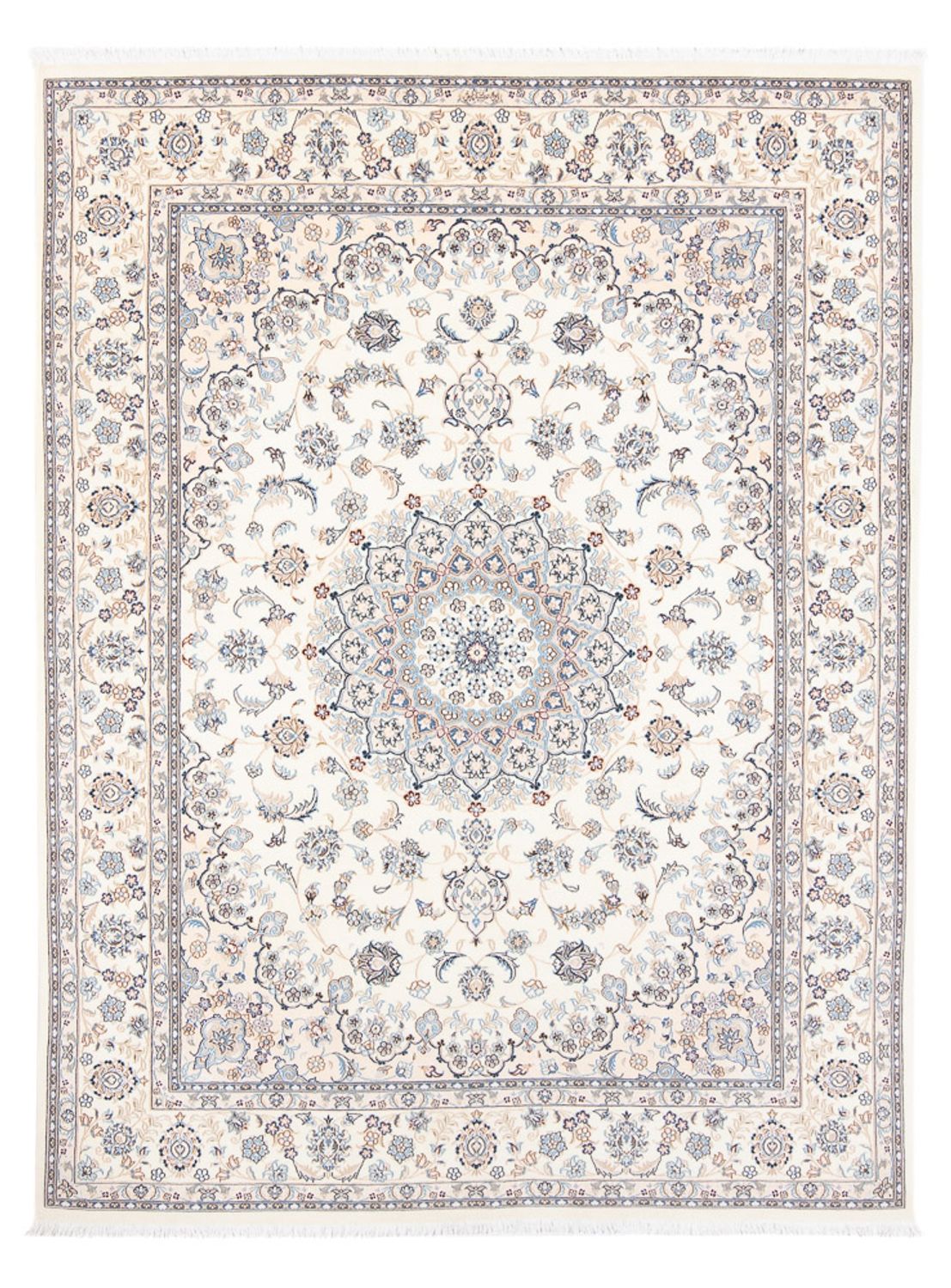 Perserteppich - Nain - Premium - 206 x 150 cm - creme