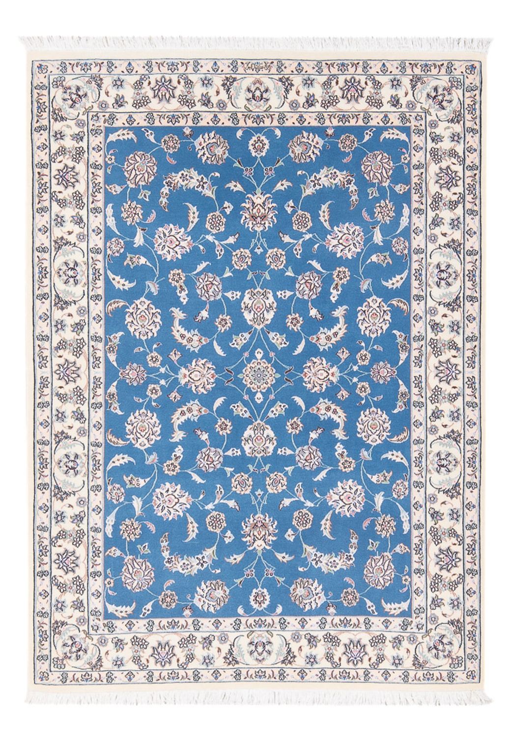 Perserteppich - Nain - Premium - 156 x 111 cm - blau